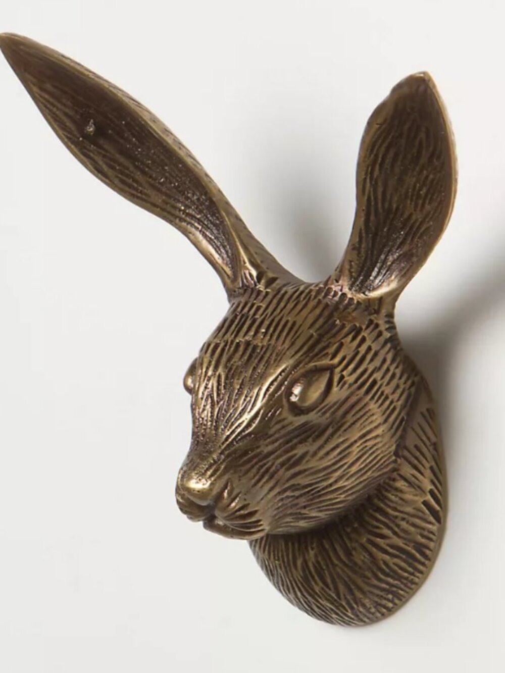 Anthropologie "Through the Woods" Brass Rabbit Hook